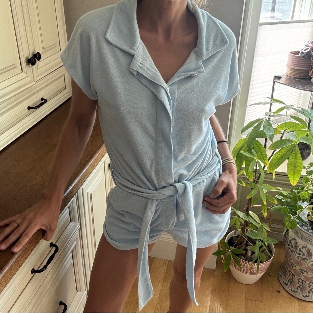 Vineyard Vines Soft Blue Pajama Set
